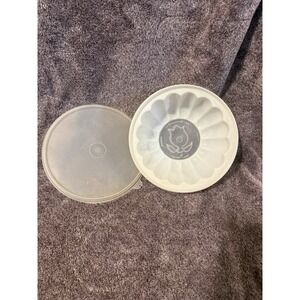 Vtg Tupperware Jell-o Mold and Seal Lid Pattern Jel-Serve 616-2